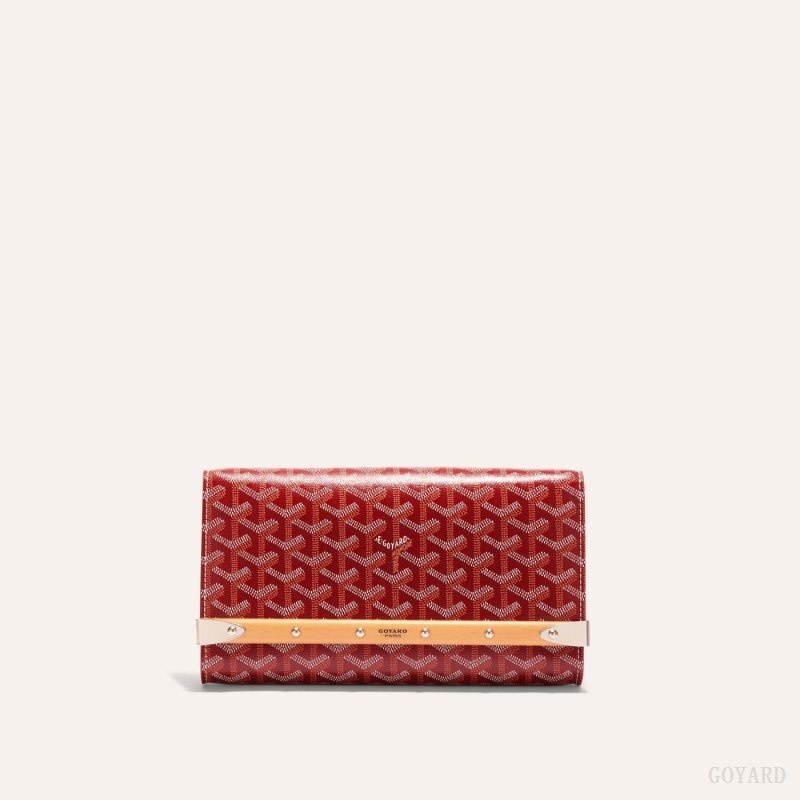 Red Goyard Monte-Carlo PM Clutch | VBHA9660