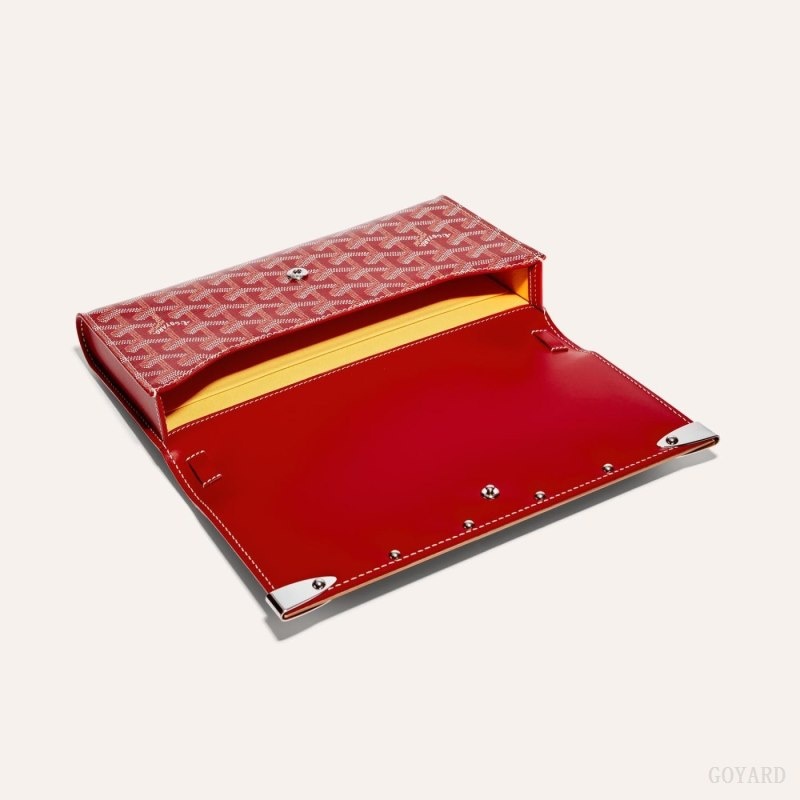 Red Goyard Monte-Carlo PM Clutch | VBHA9660