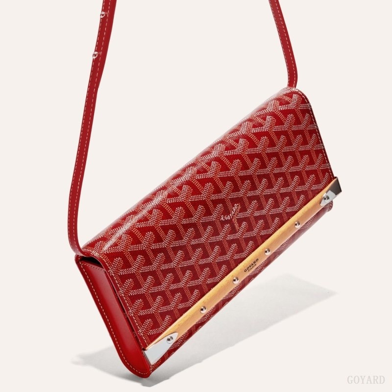 Red Goyard Monte-Carlo PM Clutch | VBHA9660