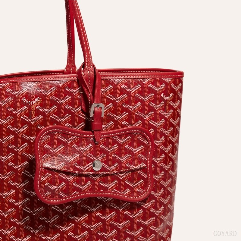 Red Goyard Os Grey Dog pocket | QOTH0461