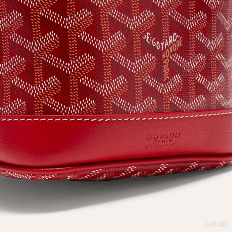 Red Goyard PETIT FLOT BUCKET BAG | OZJB5023