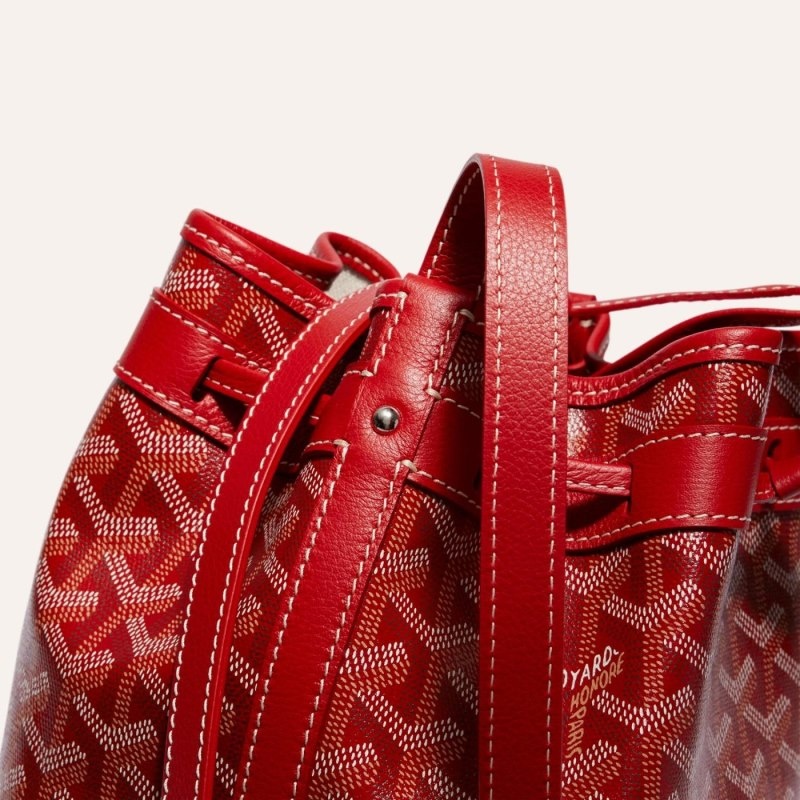 Red Goyard PETIT FLOT BUCKET BAG | OZJB5023