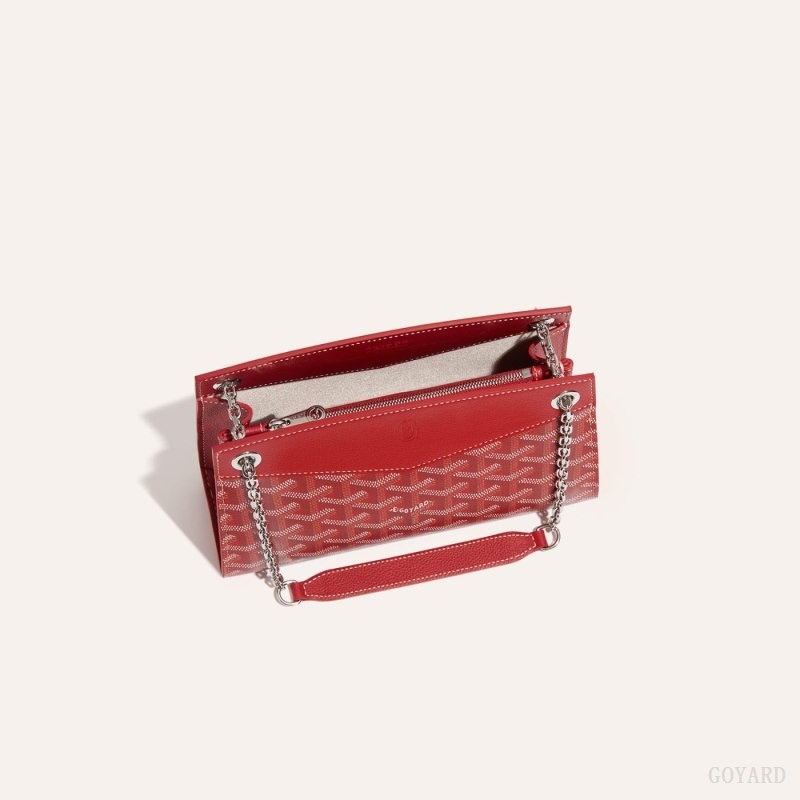 Red Goyard Rouette Structuré Mini Bag | DPQZ0159