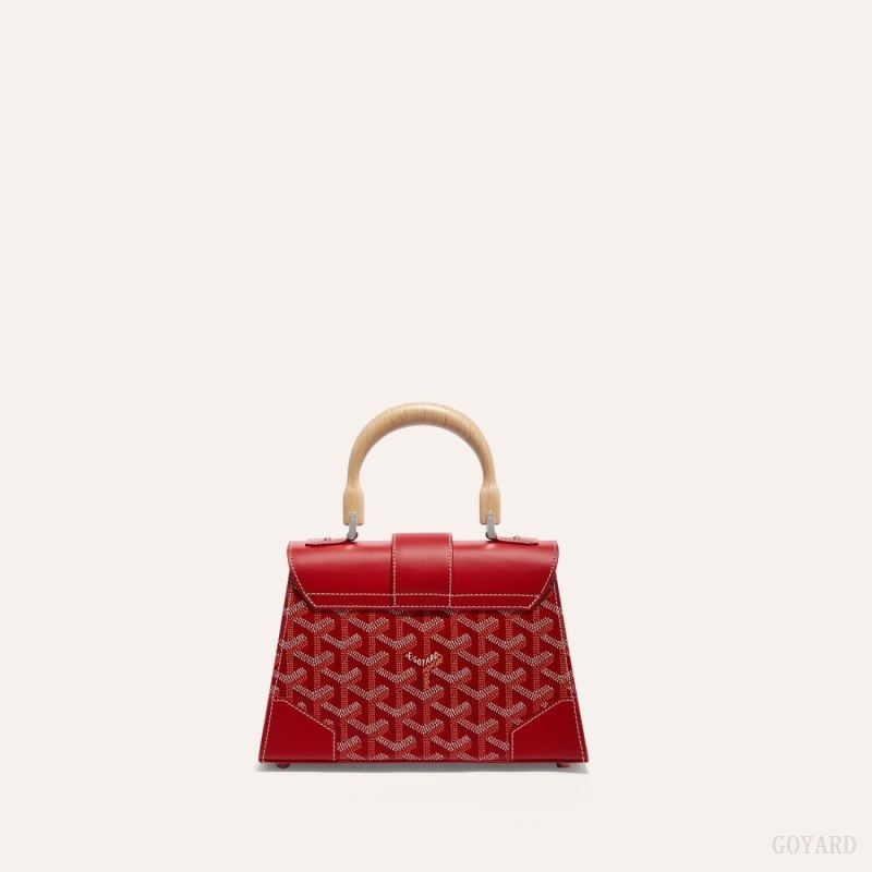 Red Goyard SAÏGON STRUCTURE MINI BAG | QCJB0136