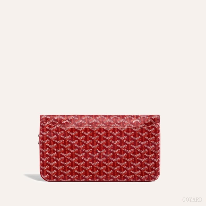 Red Goyard SAINTE-MARIE CLUTCH | WQAE7661