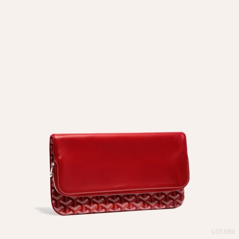 Red Goyard SAINTE-MARIE CLUTCH | WQAE7661