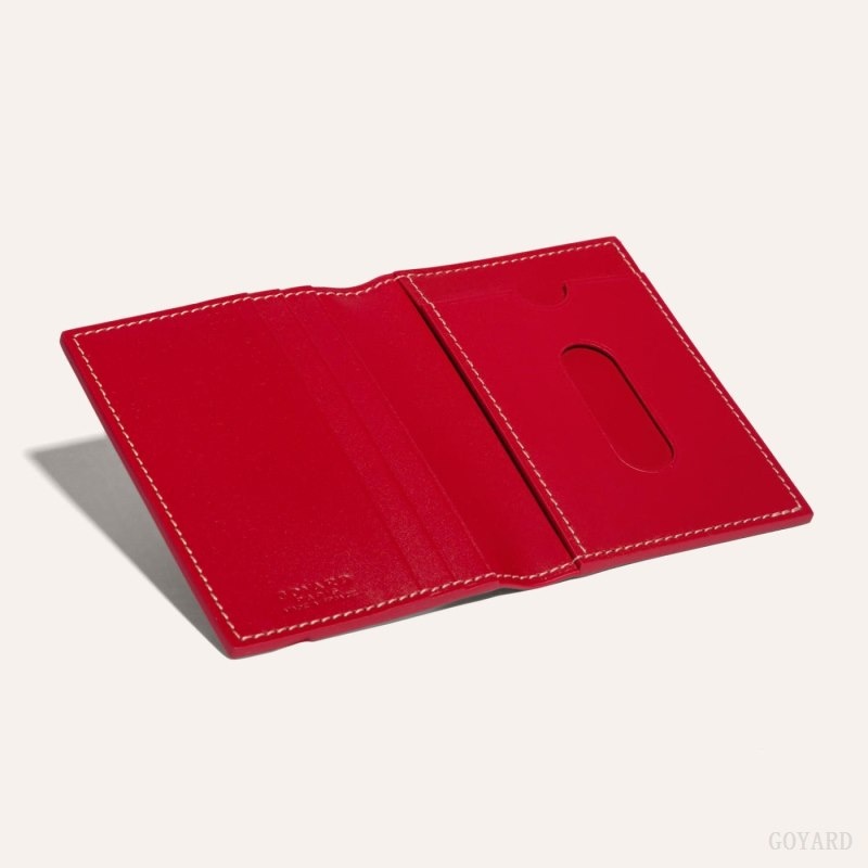 Red Goyard SAINT-MARC CARD WALLET | MJCY4293