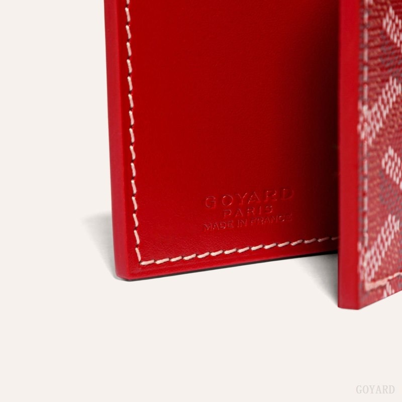 Red Goyard SAINT-MARC CARD WALLET | MJCY4293