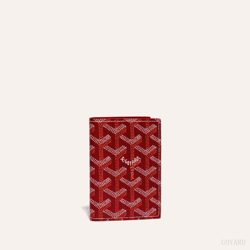 Red Goyard SAINT-MARC CARD WALLET | MJCY4293