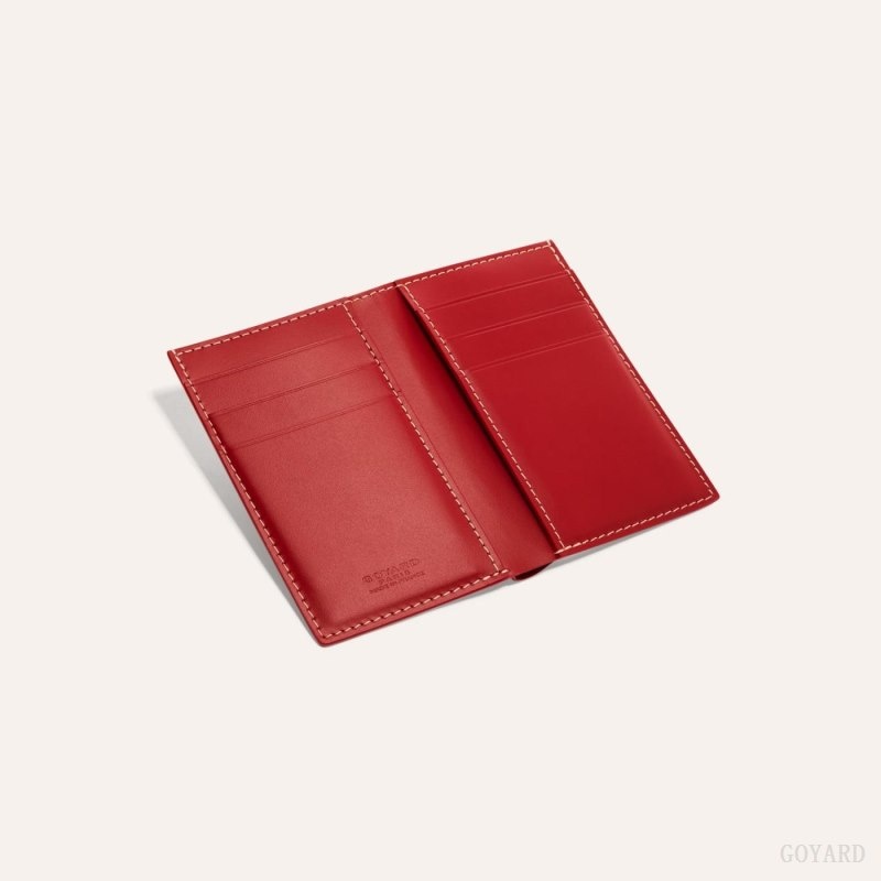 Red Goyard SAINT-PIERRE CARD WALLET | OKZY3725