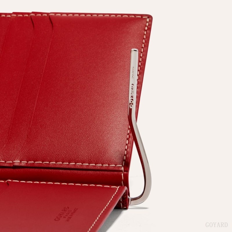 Red Goyard SAINT-THOMAS BILL FOLD | DRIX3509