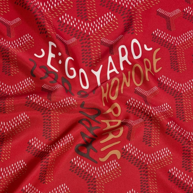 Red Goyard SCARF N°1 | JNTM3630