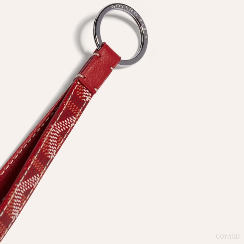 Red Goyard SESAME KEY RING | MNBO3141