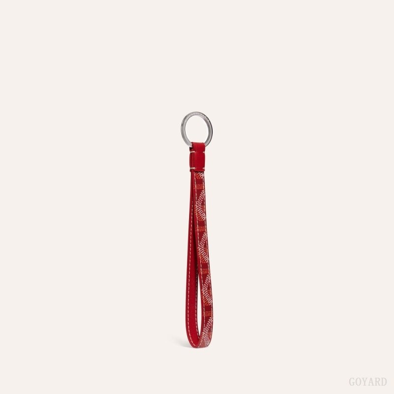 Red Goyard SESAME KEY RING | MNBO3141