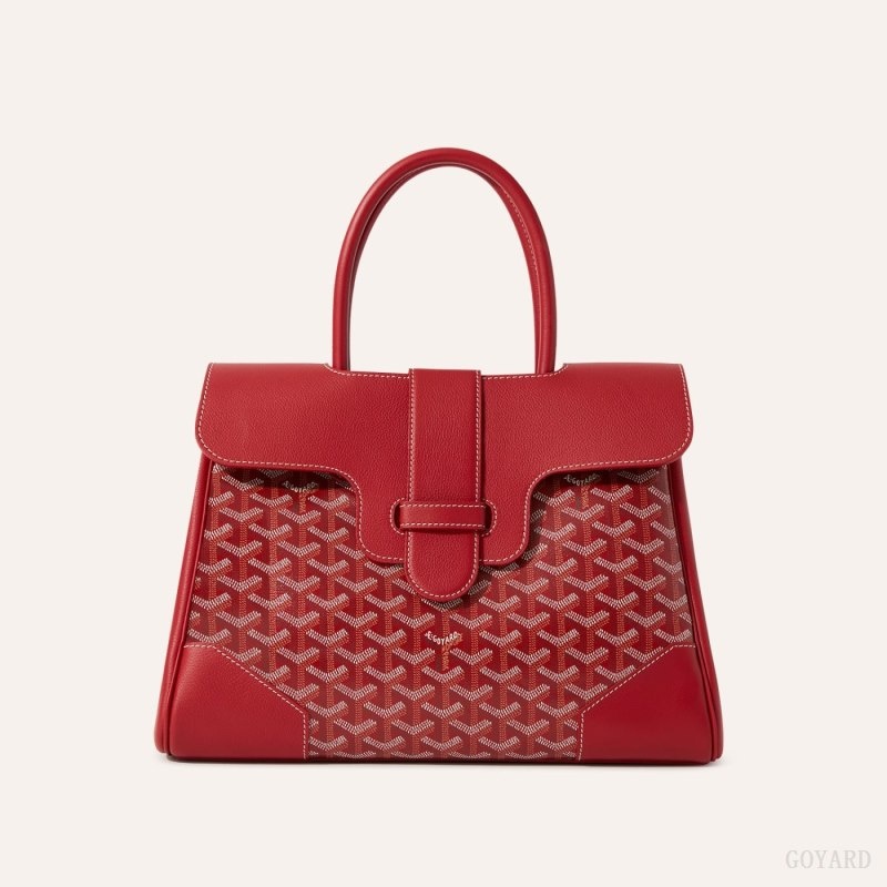 Red Goyard Saïgon tote bag | IGKS2440