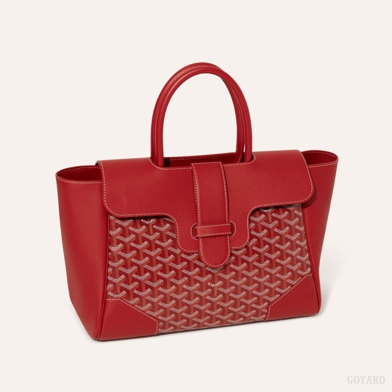 Red Goyard Saïgon tote bag | IGKS2440