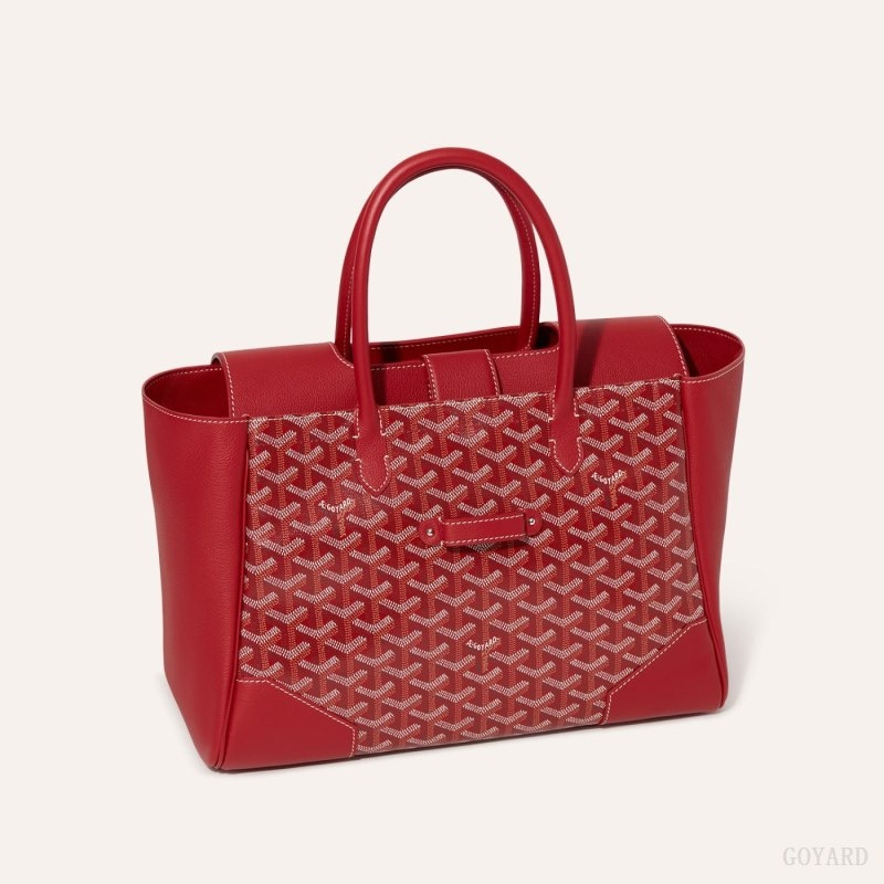 Red Goyard Saïgon tote bag | IGKS2440