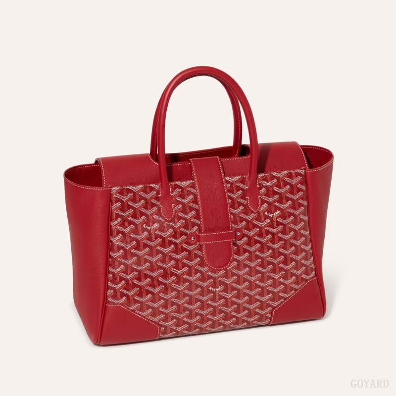 Red Goyard Saïgon tote bag | IGKS2440