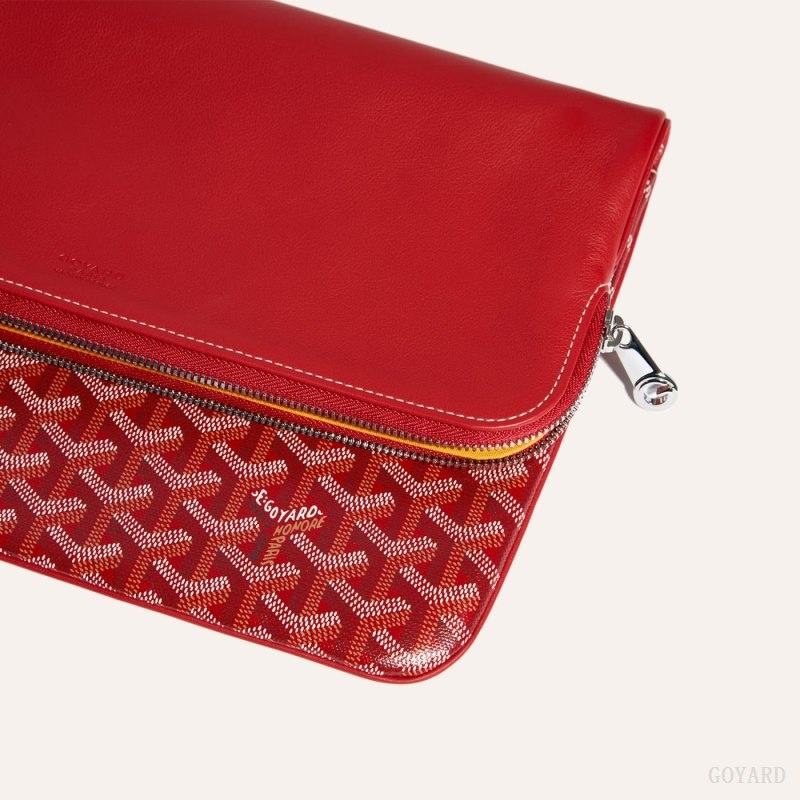 Red Goyard Sainte-Marie GM Clutch | MECO1759