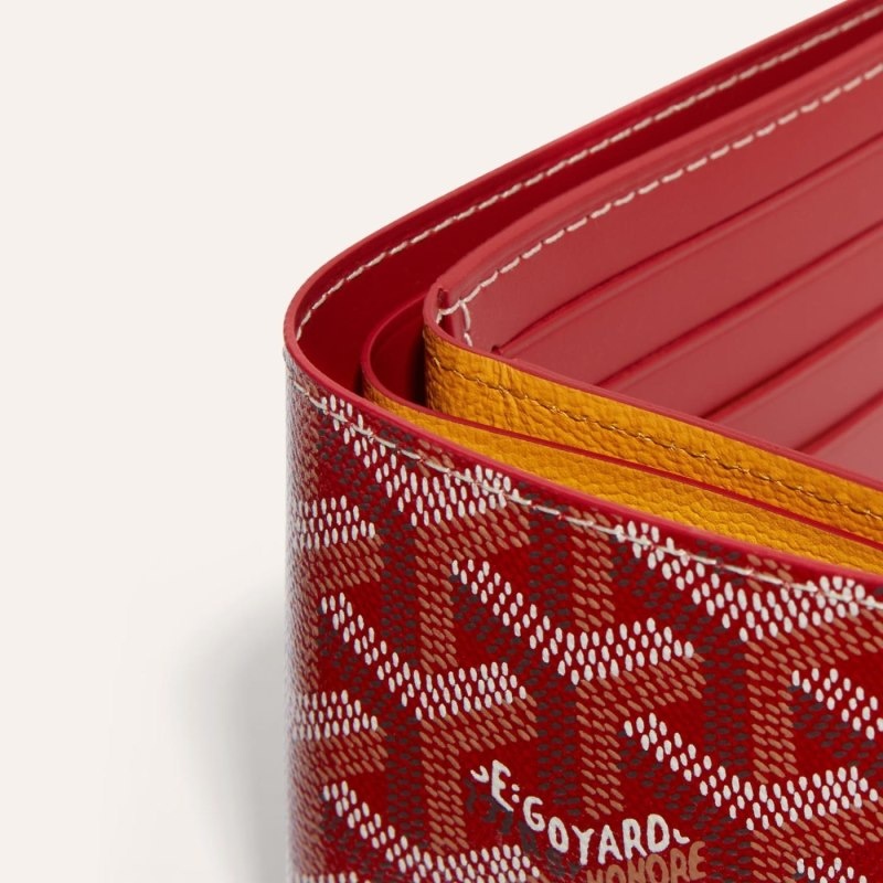 Red Goyard VICTOIRE WALLET | EHLF9194