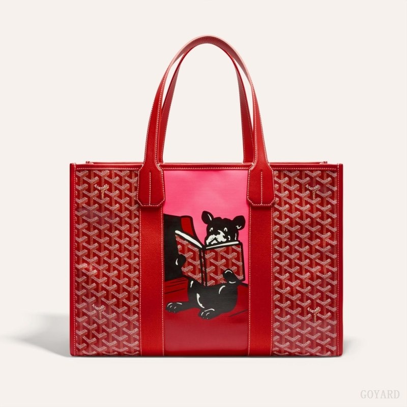 Red Goyard VILLETTE TOTE BAG | VVPT7002