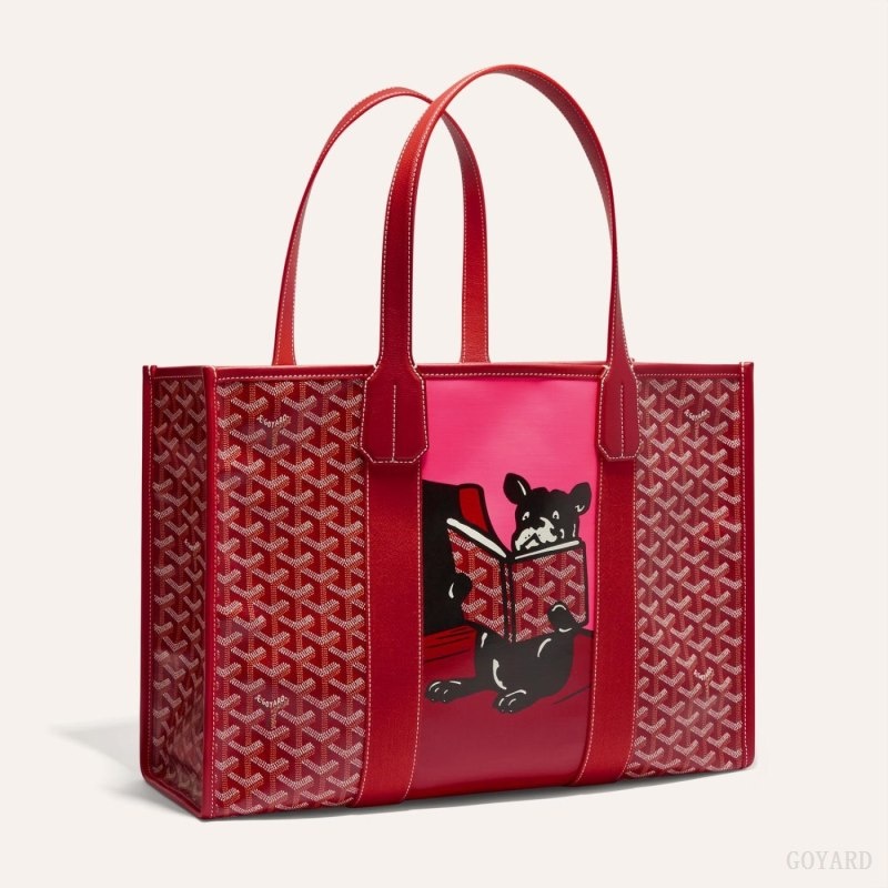 Red Goyard VILLETTE TOTE BAG | VVPT7002