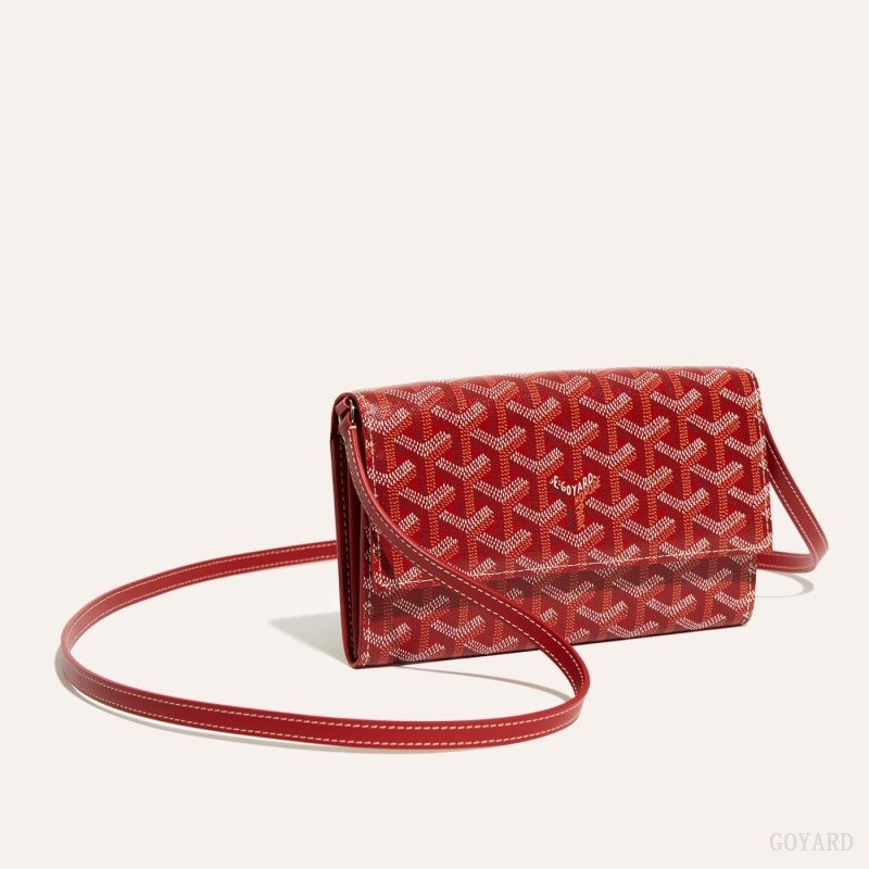 Red Goyard Varenne Continental Wallet | XTAK2635