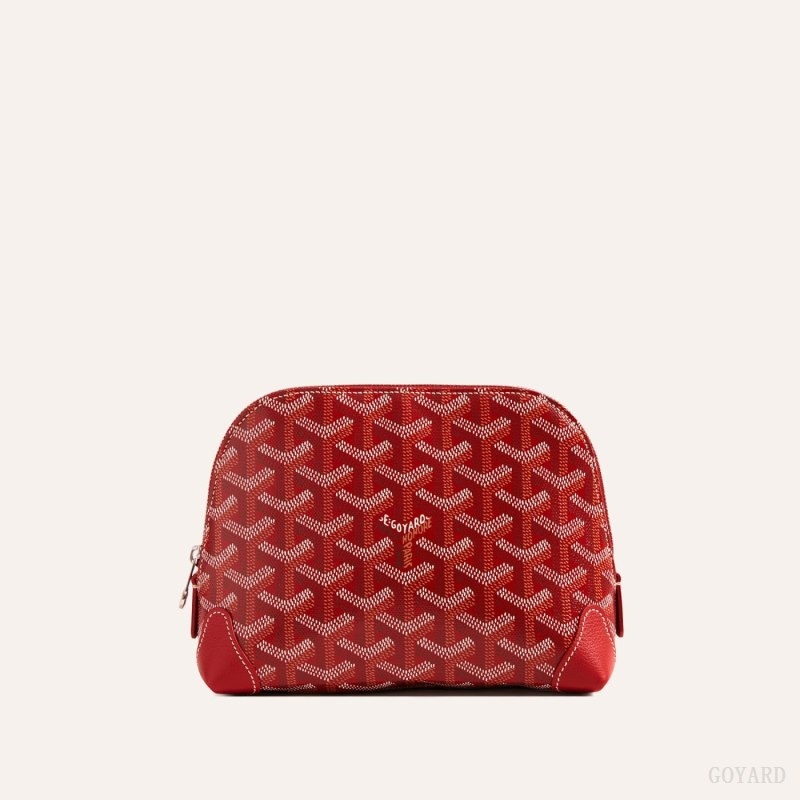 Red Goyard Vendôme Cosmetic Pouch | LMQV1732