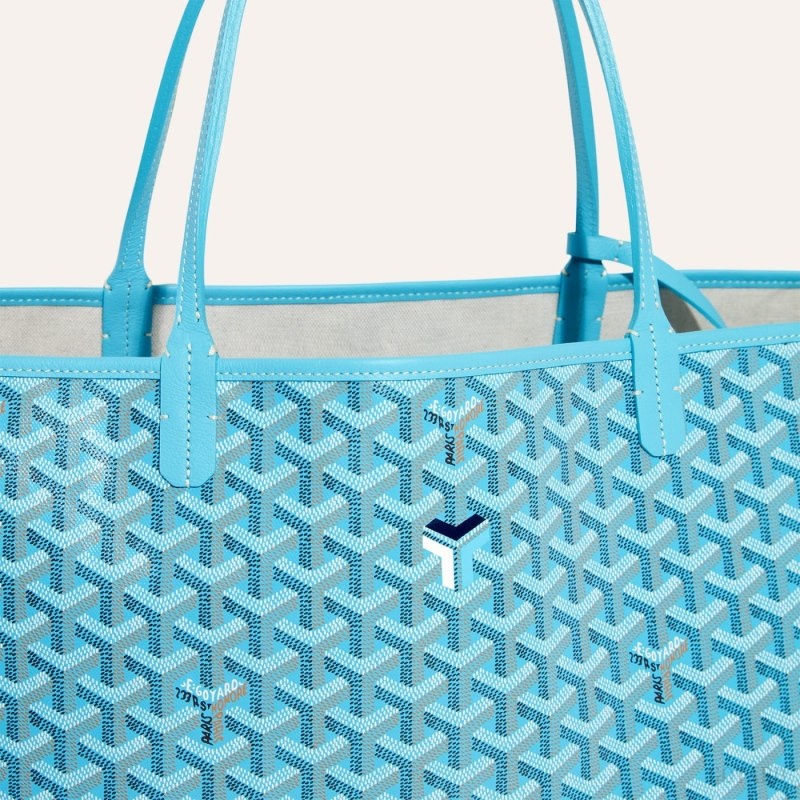 Turquoise Goyard Saint Louis GM Bag and Balise Beach Towel | BKFZ0896