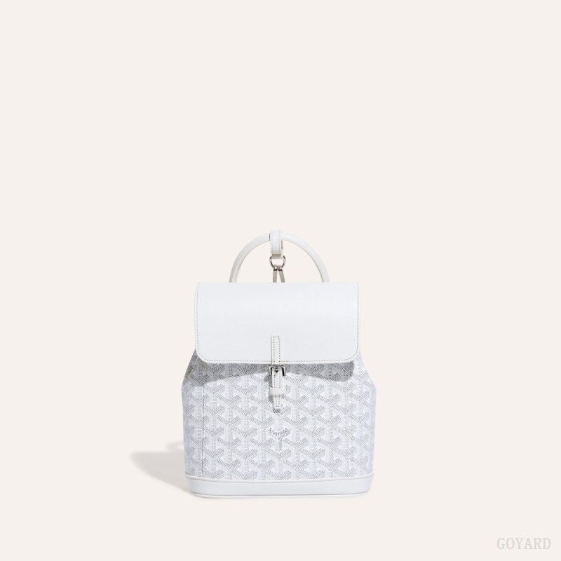 White Goyard Alpin Mini Backpack | NZYV1573