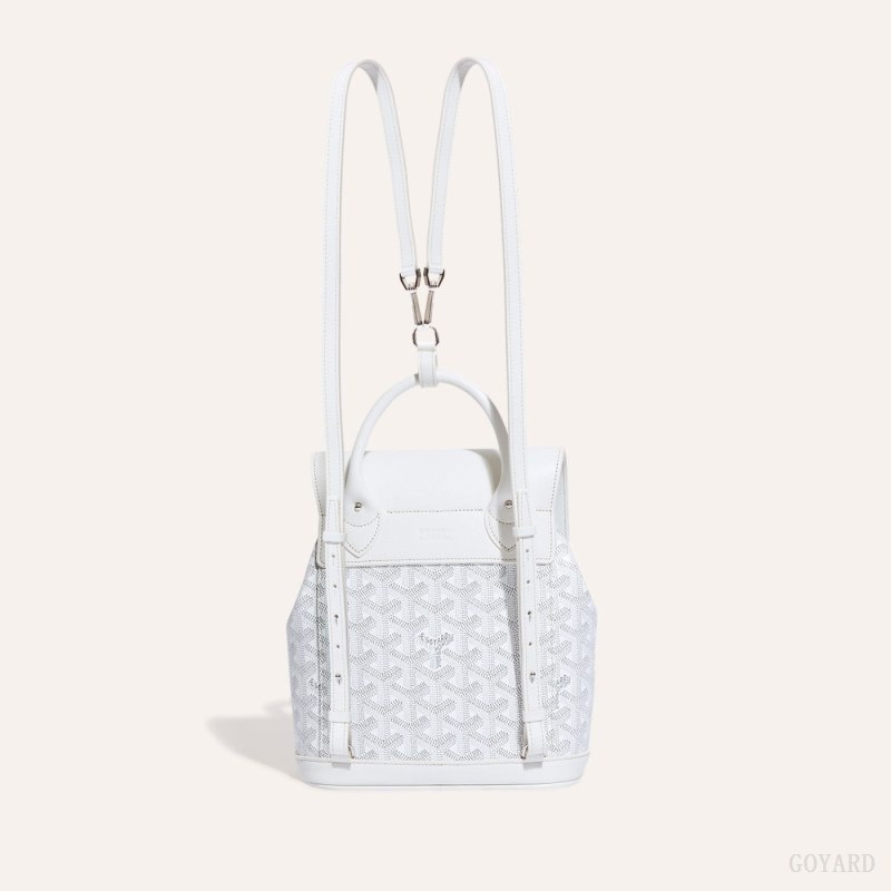 White Goyard Alpin Mini Backpack | NZYV1573