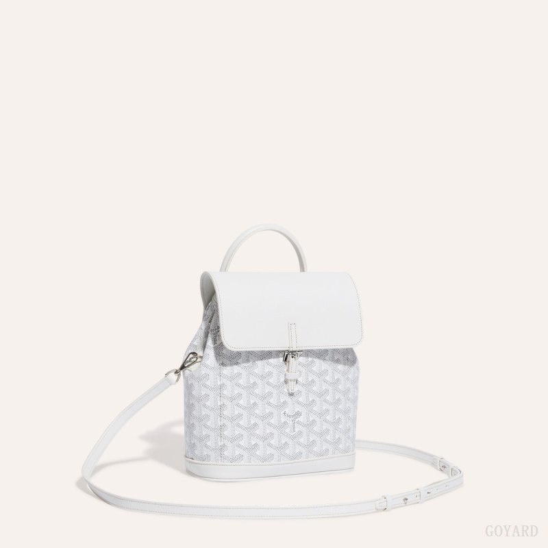 White Goyard Alpin Mini Backpack | NZYV1573