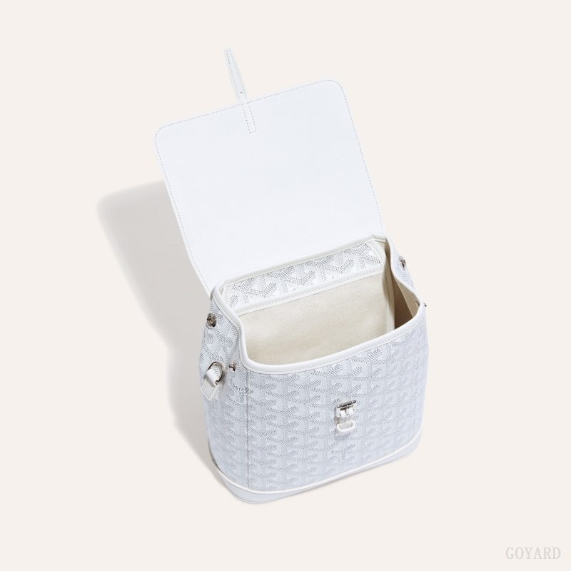 White Goyard Alpin Mini Backpack | NZYV1573