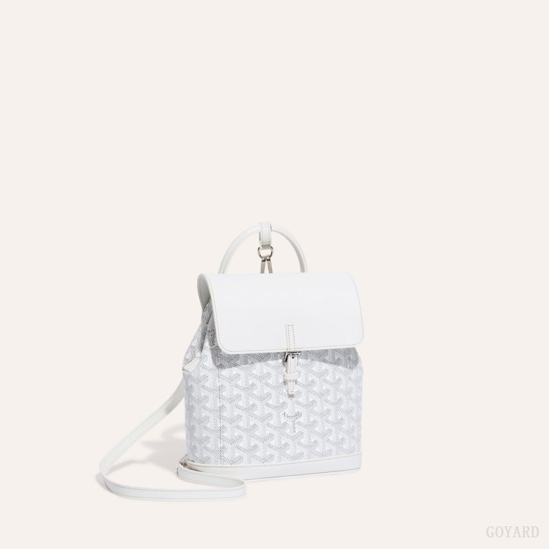 White Goyard Alpin Mini Backpack | NZYV1573