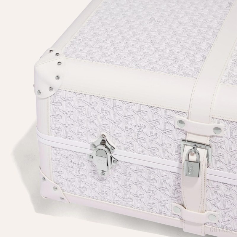 White Goyard BOURGET PM TROLLEY CASE | EUGL4172