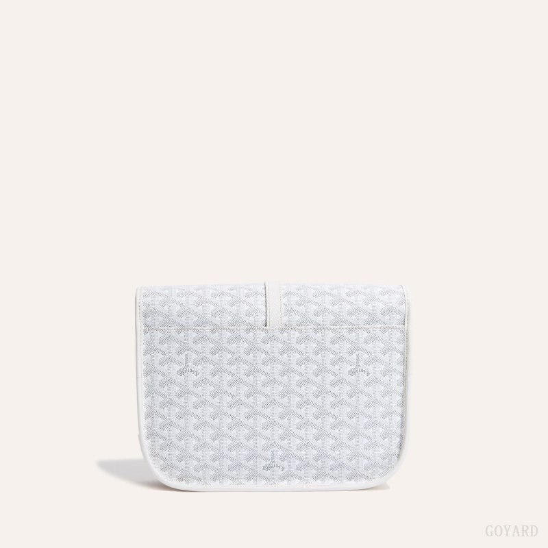 White Goyard Belvedere MM Bag | EMDA8072