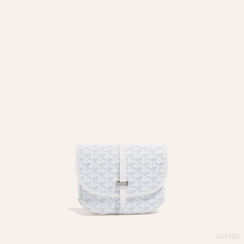 White Goyard Belvedere PM Bag | IQDQ0729