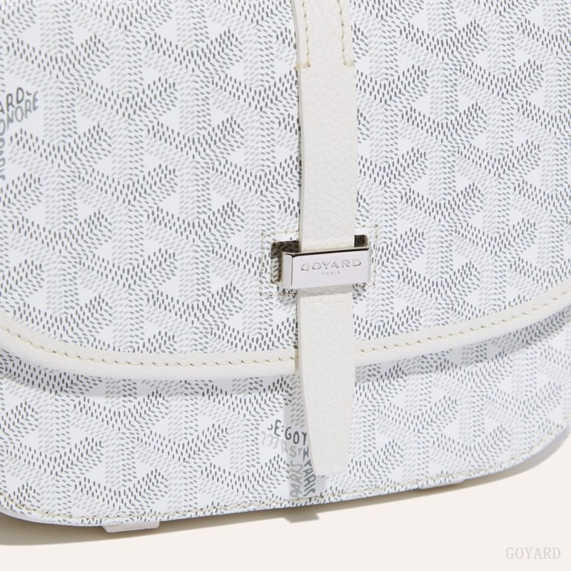 White Goyard Belvedere PM Bag | IQDQ0729