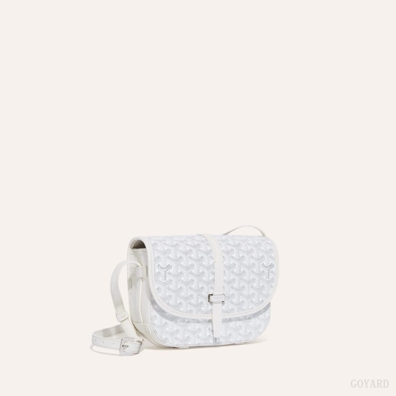 White Goyard Belvedere PM Bag | IQDQ0729