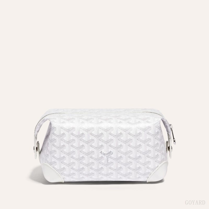 White Goyard Bowling 25 Toiletry Bag | IJSC1517