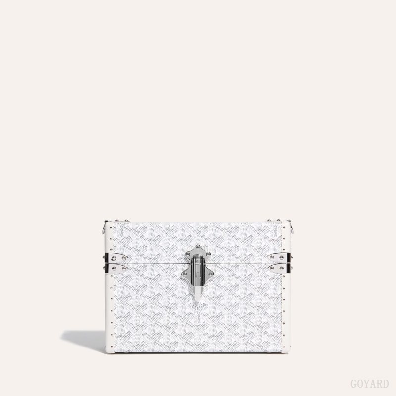 White Goyard Cassette Trunk Bag | LHCL3877