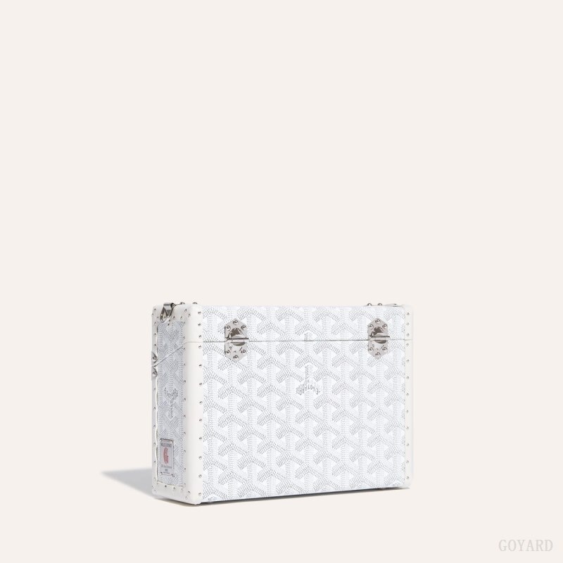 White Goyard Cassette Trunk Bag | LHCL3877