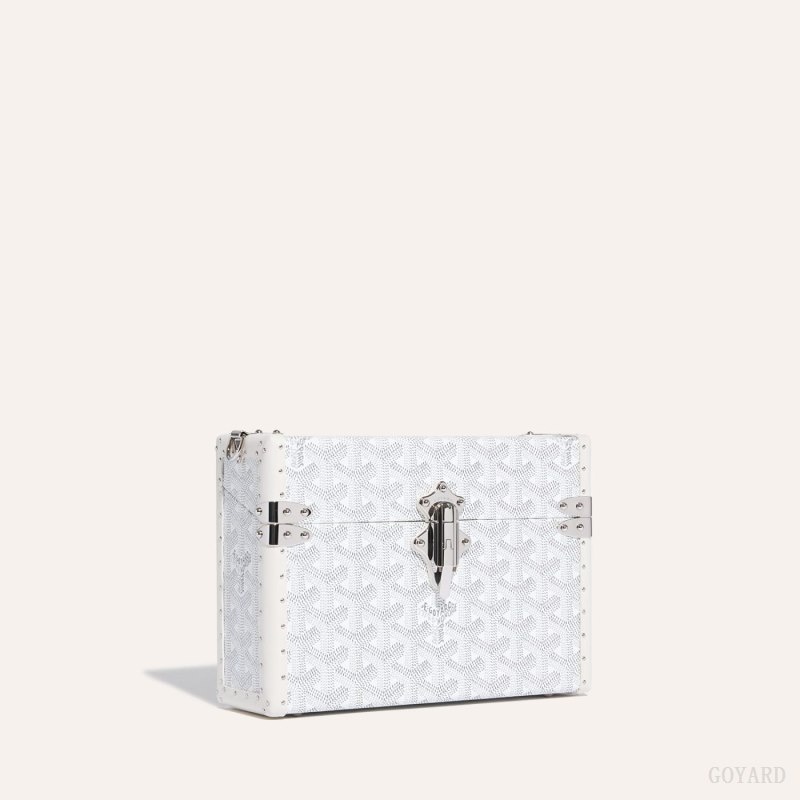 White Goyard Cassette Trunk Bag | LHCL3877