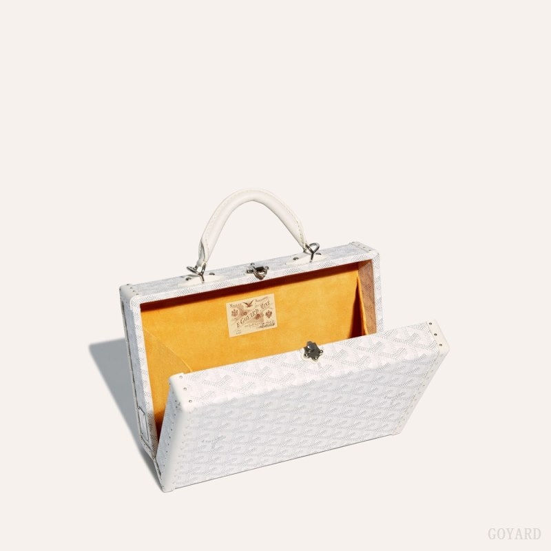 White Goyard Grand Hôtel Trunk Bag | WCZV7839