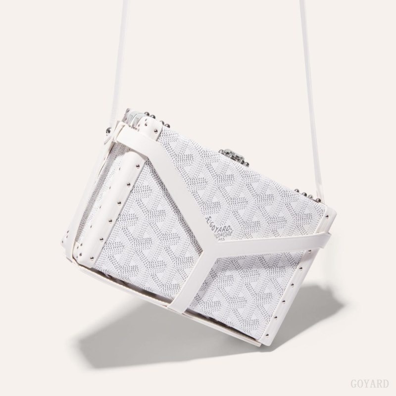 White Goyard MINAUDIÈRE TRUNK BAG | APWX9312