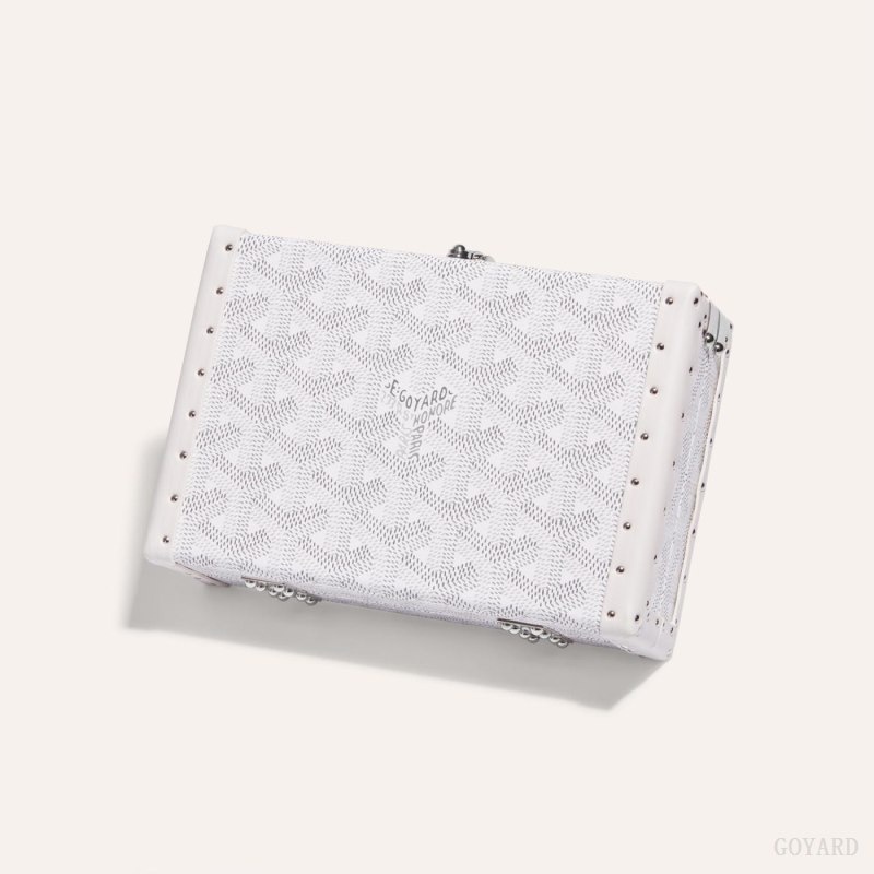 White Goyard MINAUDIÈRE TRUNK BAG | APWX9312