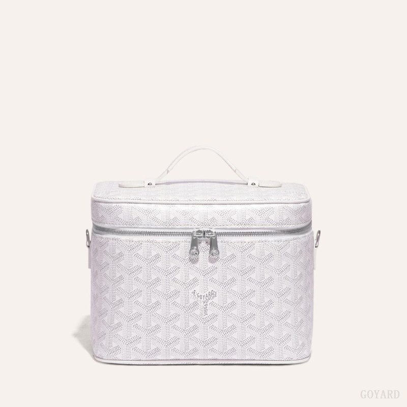 White Goyard MUSE VANITY CASE | TRAF9696