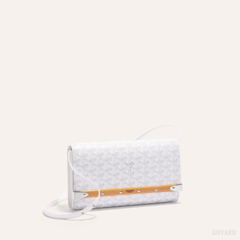 White Goyard Monte-Carlo PM Clutch | WKLZ1000