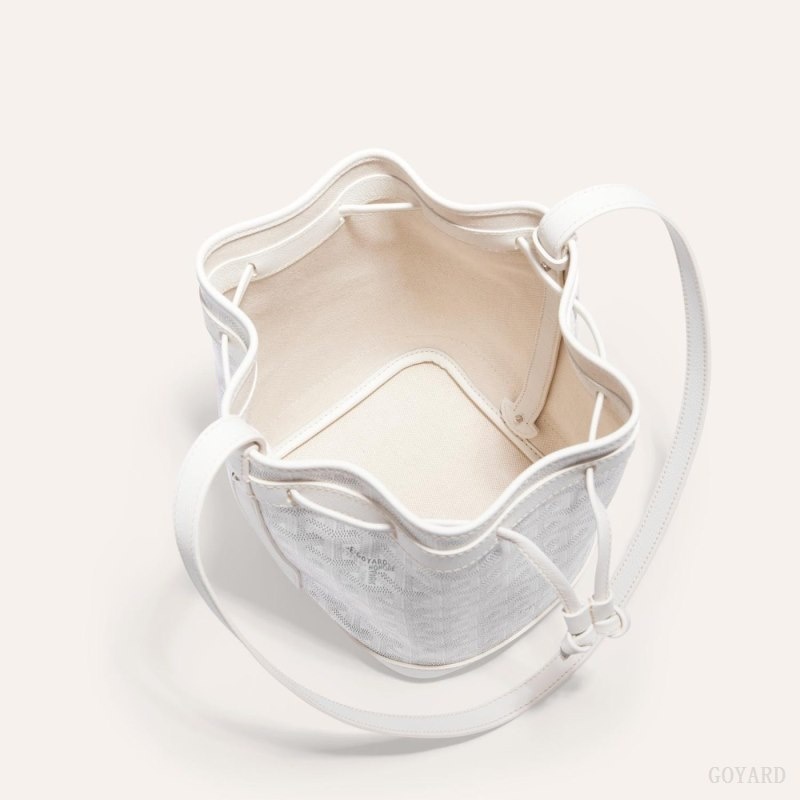 White Goyard PETIT FLOT BUCKET BAG | GWCK2839