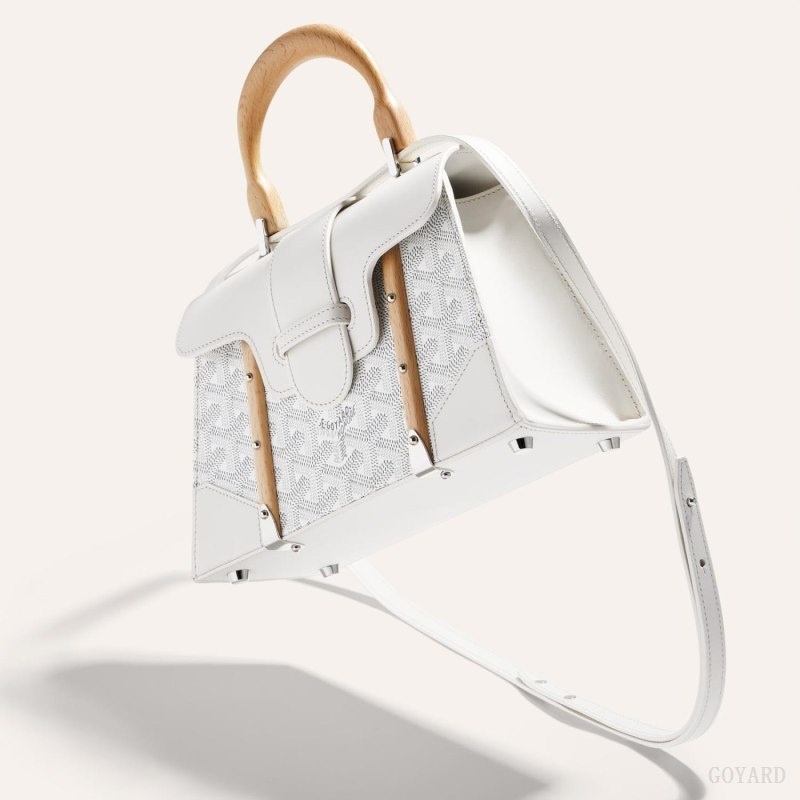 White Goyard SAÏGON STRUCTURE MINI BAG | GZPW6104